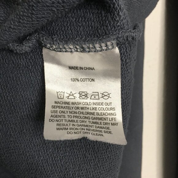 Barney Cools Hand Cropped Oversized Sweatshirt Large - Picture 6 of 7